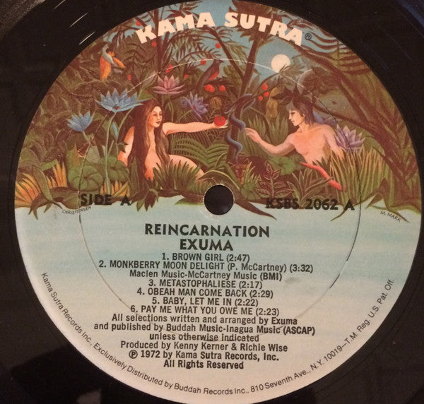 Exuma : Reincarnation (LP, Son)