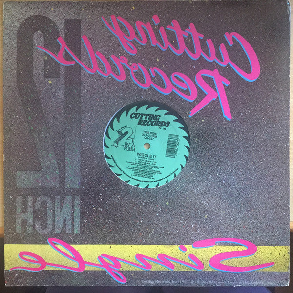 2 In A Room : Wiggle It (12", Single)