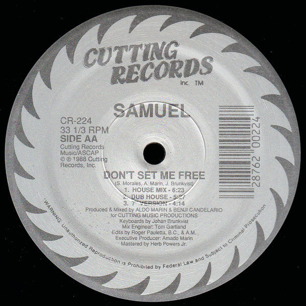 Samuel Morales : Open Your Eyes (12")