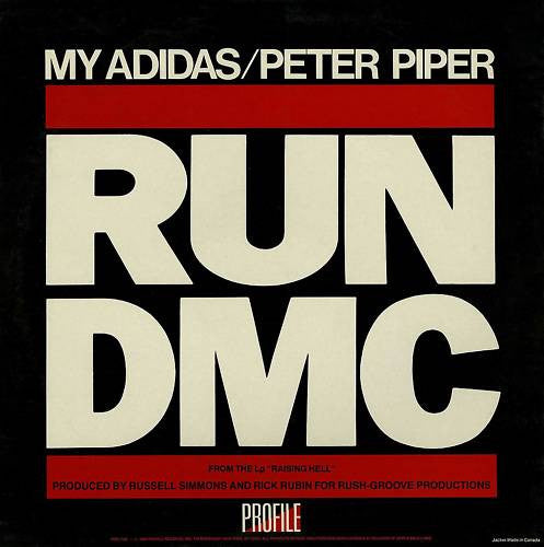 Run-DMC : My Adidas / Peter Piper (12", Single)