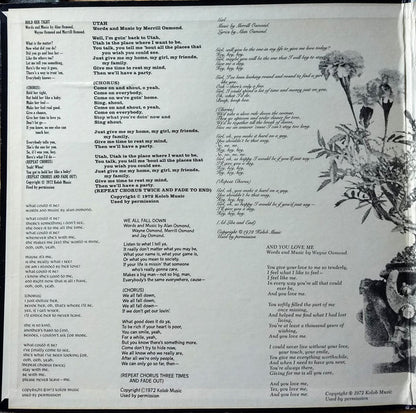 The Osmonds : Crazy Horses (LP, Album)