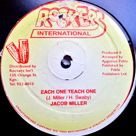 Jacob Miller / Tetrack : Each One Teach One / Lets Get Together (12", RE)