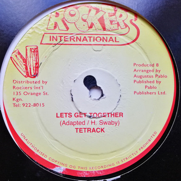 Jacob Miller / Tetrack : Each One Teach One / Lets Get Together (12", RE)