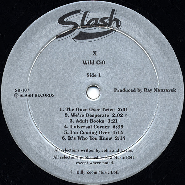 X (5) : Wild Gift (LP, Album)