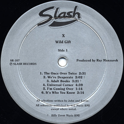 X (5) : Wild Gift (LP, Album)