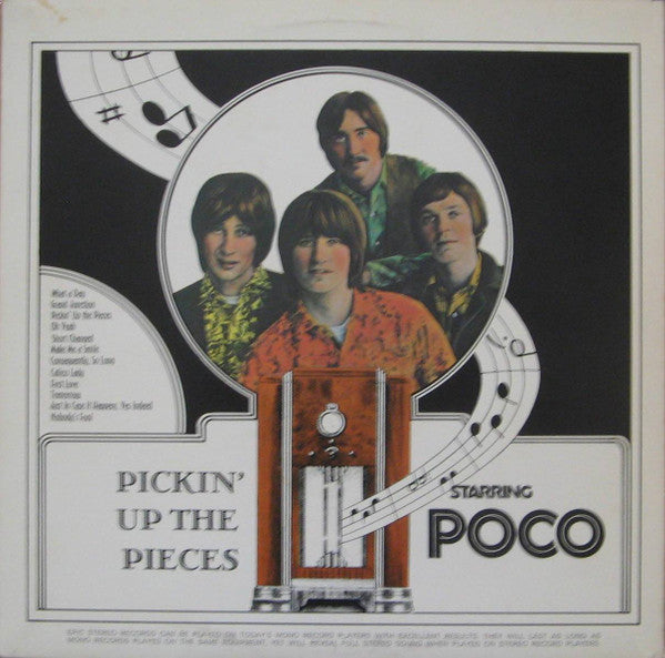 Poco (3) : Pickin' Up The Pieces (LP, Album, Pit)
