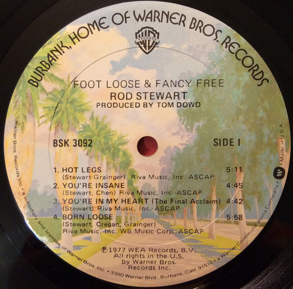 Rod Stewart : Foot Loose & Fancy Free (LP, Album)
