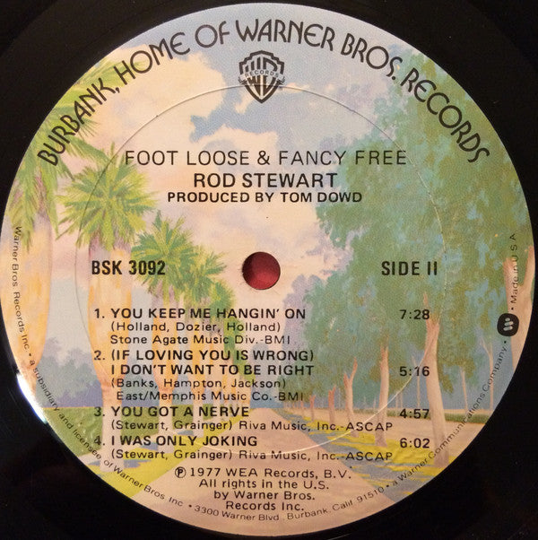 Rod Stewart : Foot Loose & Fancy Free (LP, Album)