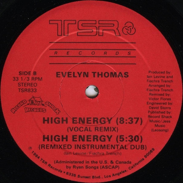 Evelyn Thomas : High-Energy (12")