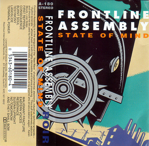 Front Line Assembly : State Of Mind (Cass, Album, RE)