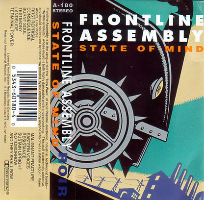 Front Line Assembly : State Of Mind (Cass, Album, RE)