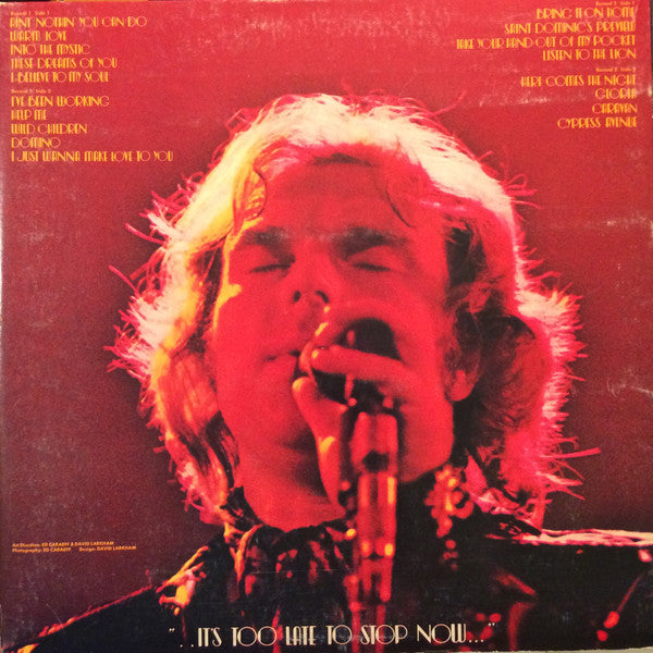Van Morrison : It's Too Late To Stop Now (2xLP, Album, Tri)