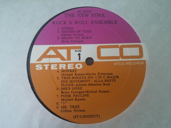 The New York Rock Ensemble : The New York Rock & Roll Ensemble (LP, Album, Ter)