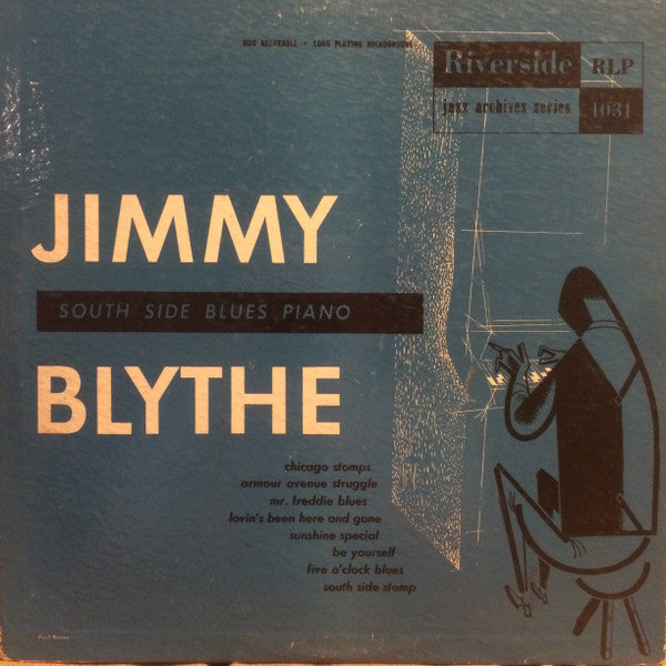 Jimmy Blythe : South Side Blues Piano (10", Comp, Red)
