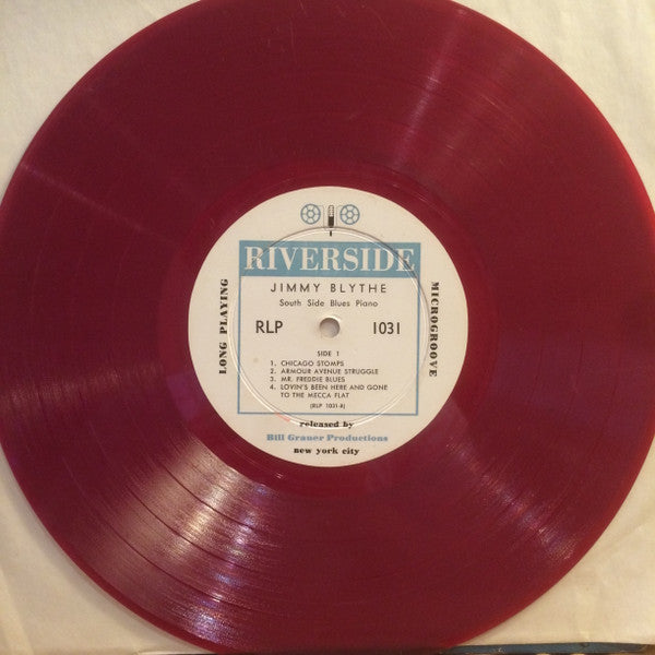 Jimmy Blythe : South Side Blues Piano (10", Comp, Red)