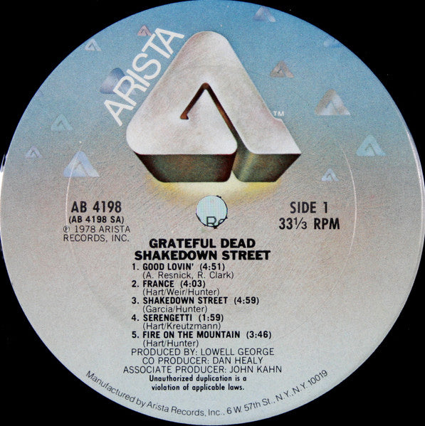 The Grateful Dead : Shakedown Street (LP, Album, Pit)