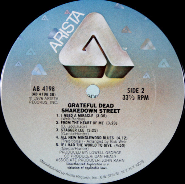 The Grateful Dead : Shakedown Street (LP, Album, Pit)