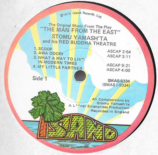 Stomu Yamash'ta's Red Buddha Theatre : The Original Music From The Play "The Man From The East" (LP, Album)