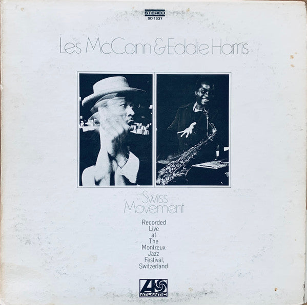 Les McCann & Eddie Harris : Swiss Movement (LP, Album, PR-)