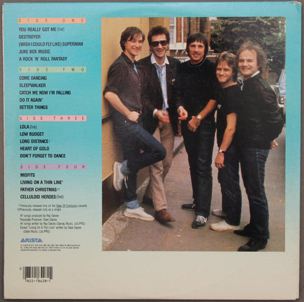 The Kinks : Come Dancing With The Kinks (The Best Of The Kinks 1977-1986) (2xLP, Comp, Ind)