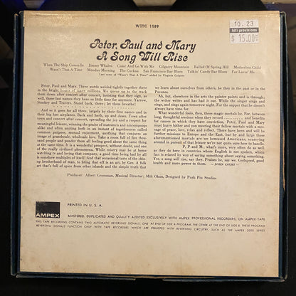 Peter, Paul And Mary – A Song Will Rise (Reel-to-Reel)