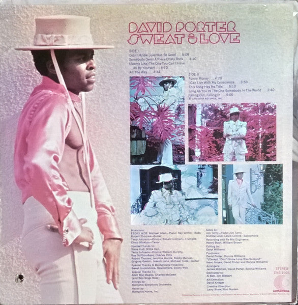 David Porter : Sweat & Love (LP, Album, Son)