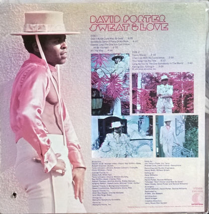 David Porter : Sweat & Love (LP, Album, Son)