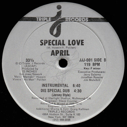 April (2) : Special Love (12")