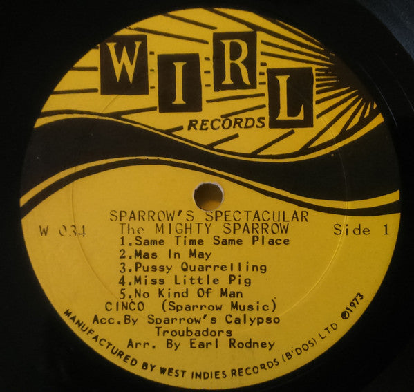 Mighty Sparrow : Sparrow Spectacular (LP, Album)