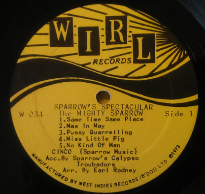 Mighty Sparrow : Sparrow Spectacular (LP, Album)