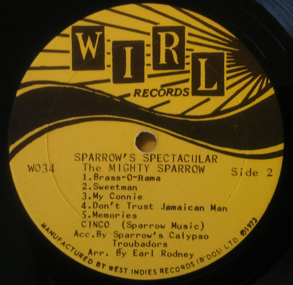 Mighty Sparrow : Sparrow Spectacular (LP, Album)