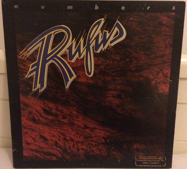 Rufus : Numbers (LP, Album, Gat)