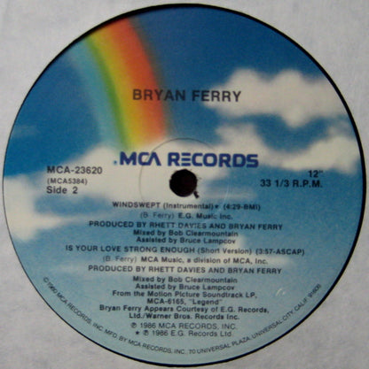 Bryan Ferry : Is Your Love Strong Enough (Extended Version) (12")