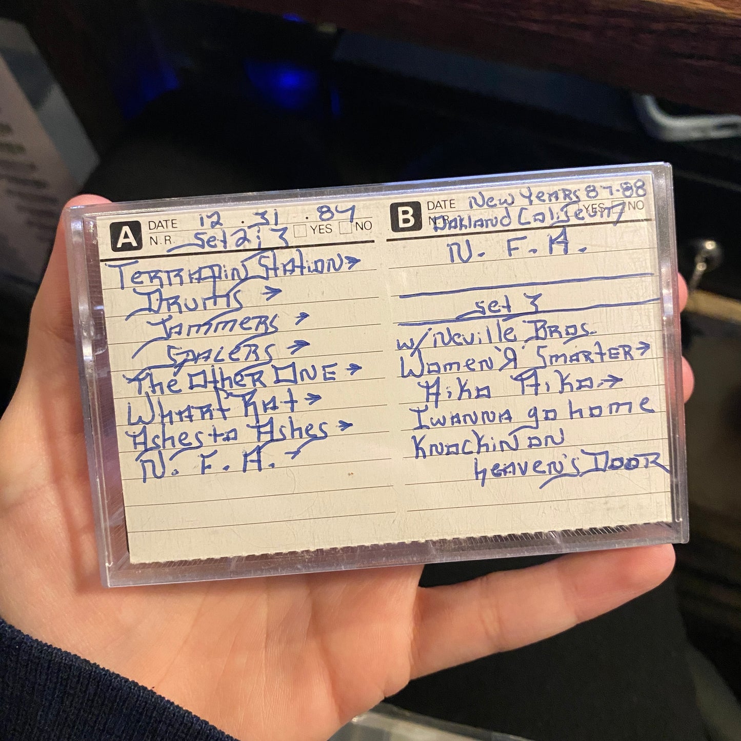 The Grateful Dead - New Years '87-'88, Oakland Coliseum (Sets 2 & 3) (Bootleg Cassette)