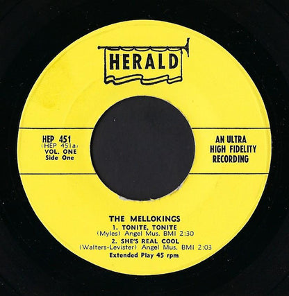 The Mello Kings : The Fabulous Mello-Kings (7", EP)