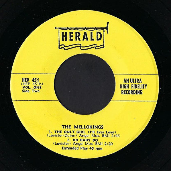 The Mello Kings : The Fabulous Mello-Kings (7", EP)