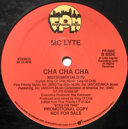 MC Lyte : Cha Cha Cha (12", Promo)