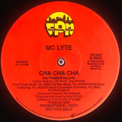 MC Lyte : Cha Cha Cha (12", Promo)