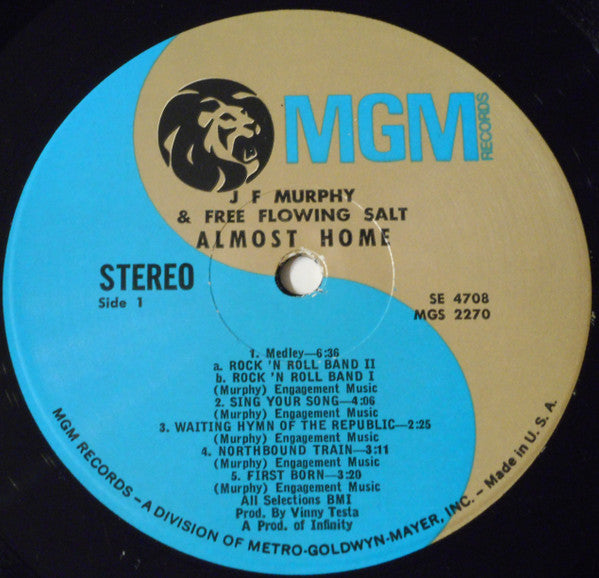 JF Murphy & Salt : Almost Home (LP, Album)