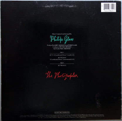 Philip Glass : The Photographer (LP, Album, Car)