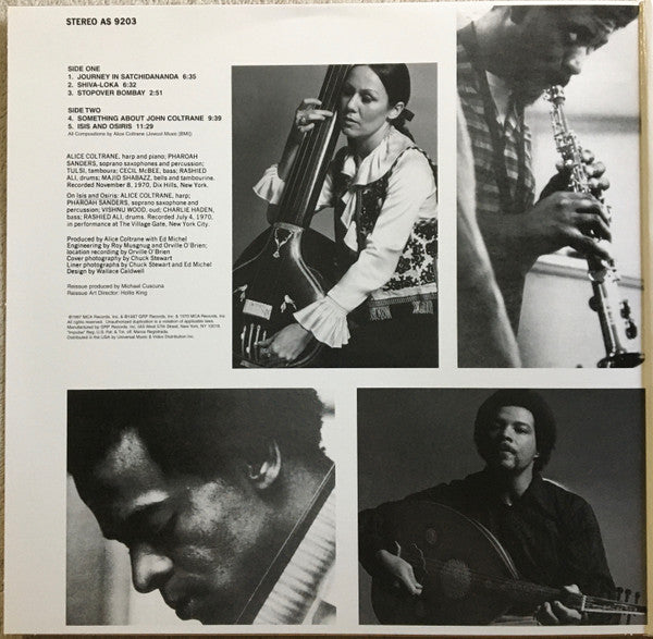 Alice Coltrane Featuring Pharoah Sanders : Journey In Satchidananda (LP, Album, Ltd, RE, 180)