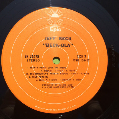 Jeff Beck Group : Beck-Ola (LP, Album, RE)