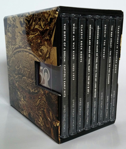 Various : Capitol Records 1942-1992 Fiftieth Anniversary (8xCD, Comp, Mono, Ltd, Promo + Box)