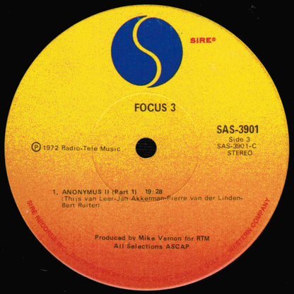 Focus (2) : Focus 3 (2xLP, Album, Scr)