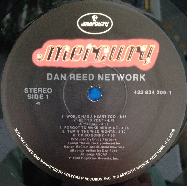 Dan Reed Network : Dan Reed Network (LP, Album, 49-)