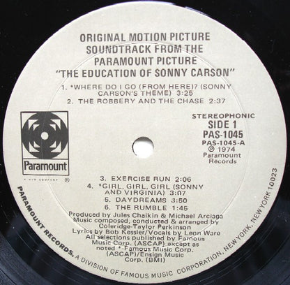 Coleridge-Taylor Perkinson : The Education Of Sonny Carson (Original Motion Picture Soundtrack) (LP, Album)