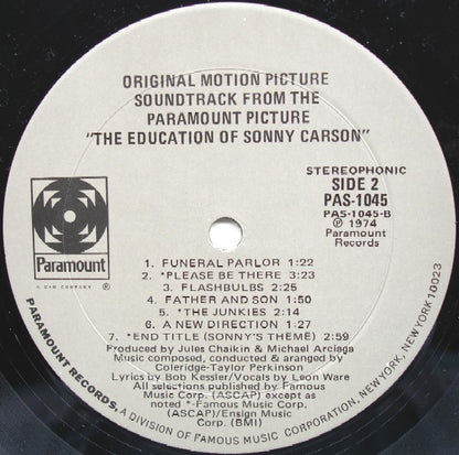 Coleridge-Taylor Perkinson : The Education Of Sonny Carson (Original Motion Picture Soundtrack) (LP, Album)