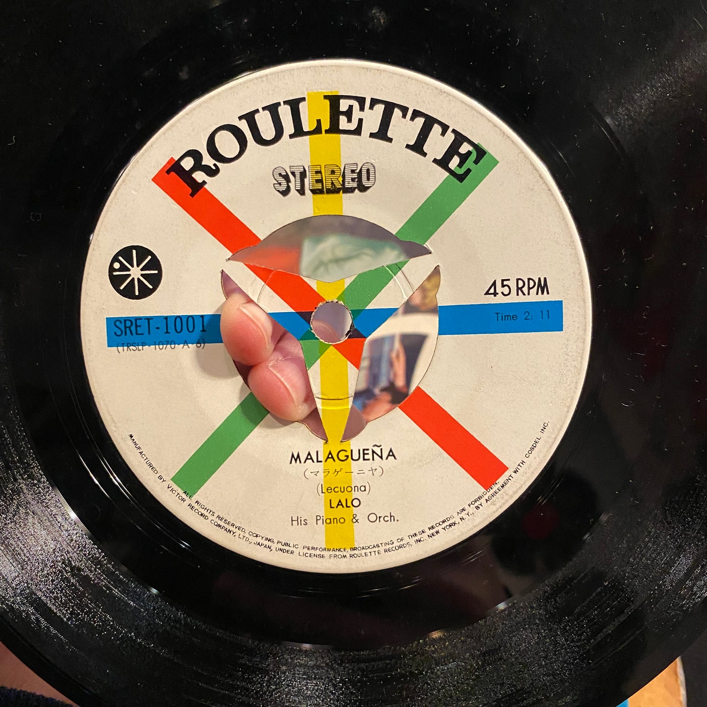 Lalo Schifrin - My Shawl/Malaguena (Japanese Pressing, VG+)