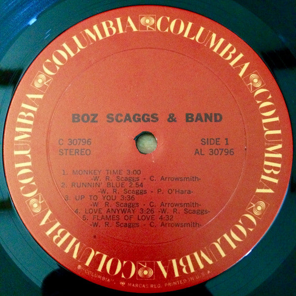 Boz Scaggs & Band : Boz Scaggs & Band (LP, Album)