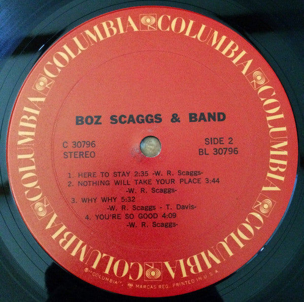 Boz Scaggs & Band : Boz Scaggs & Band (LP, Album)